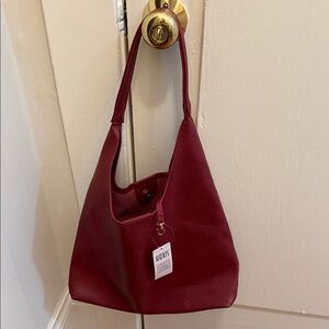 Dark Red Women's Shoulder Bag